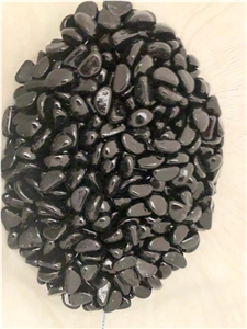 Black Polished Pebble Stone