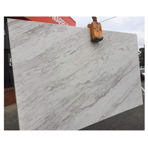 Greece Volakas Marble Slab for Kitchen Benchtop