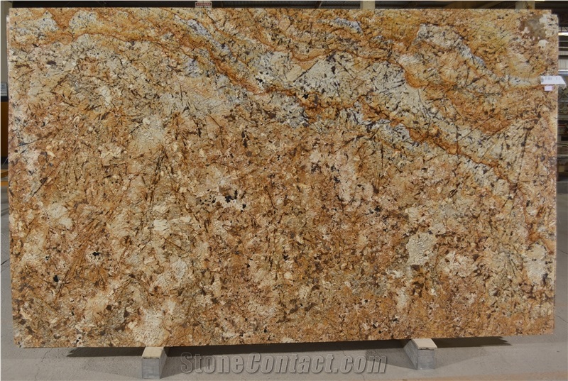 Feline Granite Slabs, Mascarello Gold Granite