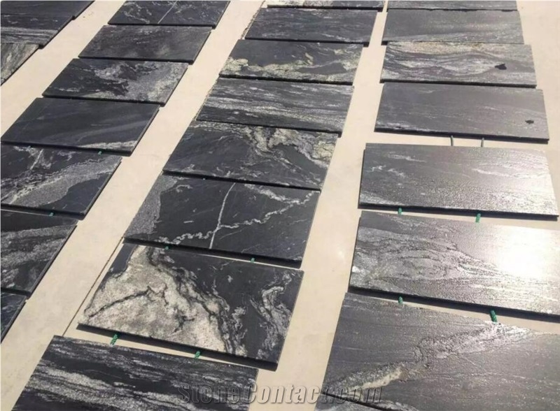 Beautiful China Phantom Black Granite Wall Stone