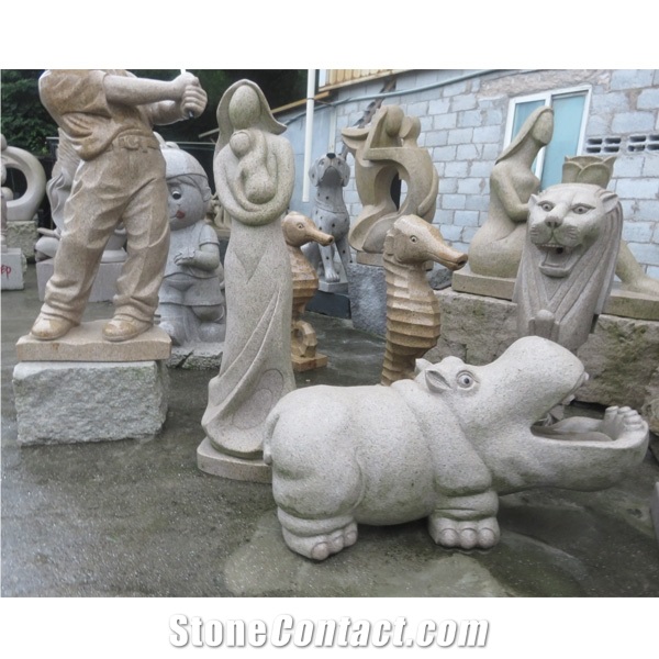 Good Price Outdoor Granite Stone Animal Sculpture