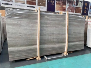 Ash Wood Marble Polished Wall Covering Slab&Tile