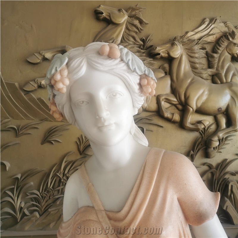 Marble Carving Naked Woman Statues Sculpture