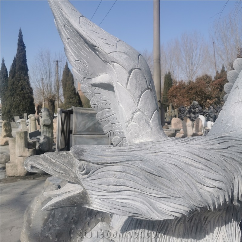 Stone Animal Sculptures Carvings Eagle Statues