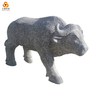 Stone Decorative Ox Sculptures Bull Statues