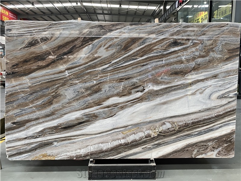 Brazil Cappuccino Marble Wall Covering