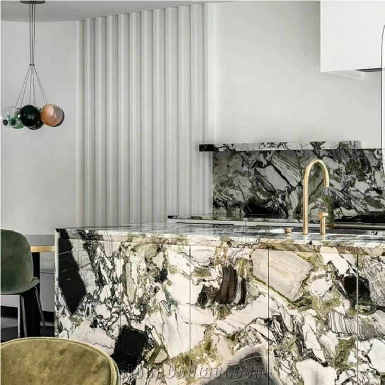 Ice Green Marble Wall Coverings