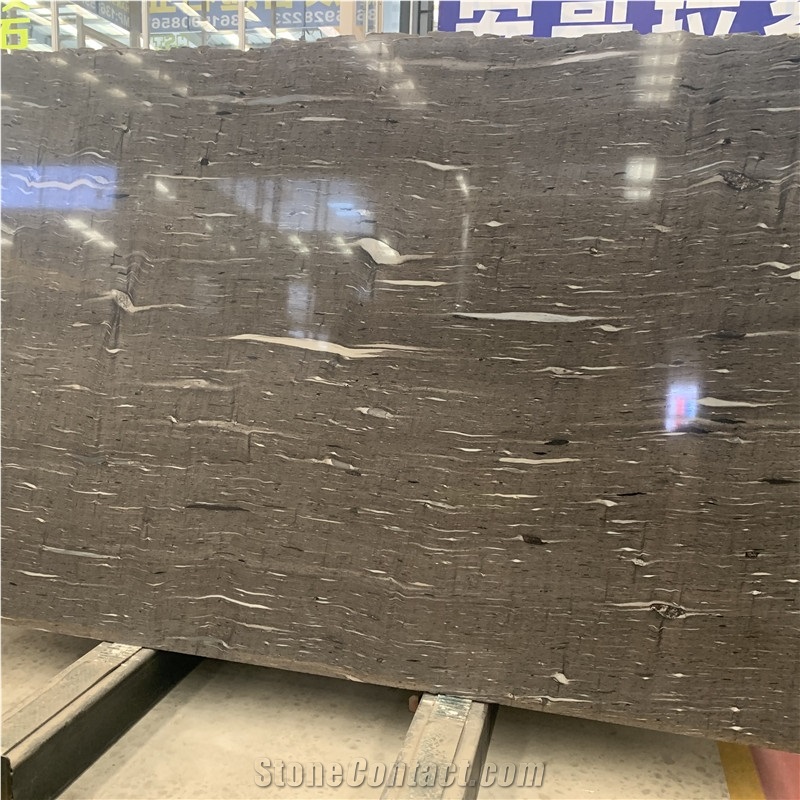 Imported Natural Stone Luxury Brown Marble Slab