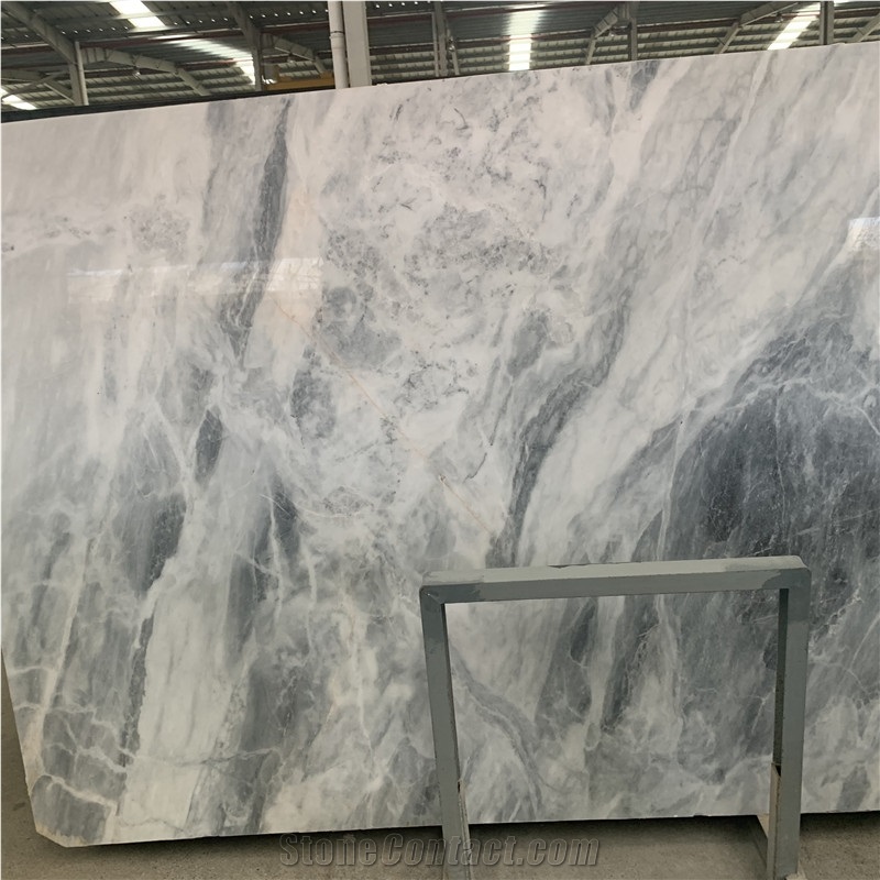 Italy Silver Grey Marble Slabs Manufactures