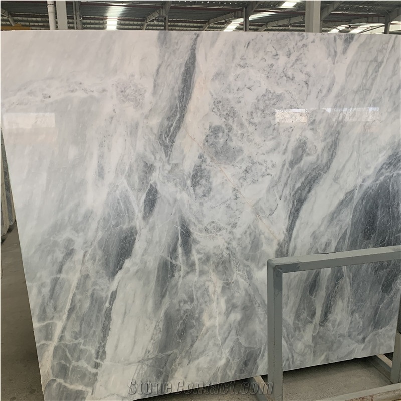 Italy Silver Grey Marble Slabs Manufactures