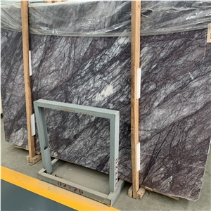 Natural Purple Marble Slab for Wall and Countertop