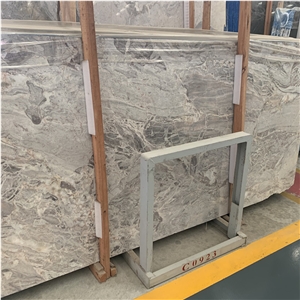 Natural Stone Grey Marble Slab For House Decor