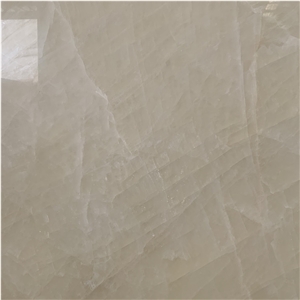 Luxury Polished White Onyx Slab For Wall And Floor Design
