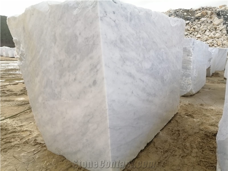 Carrara White Marble Blocks, Mugla White Marble Block