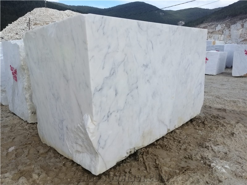Carrara White Marble Blocks, Mugla White Marble Block