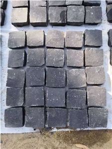 Black Basalt Cube Stone for Landscaping Pavers