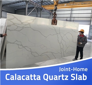 Calacatta Vienna Pacific Glacier Quartz Stone Slab