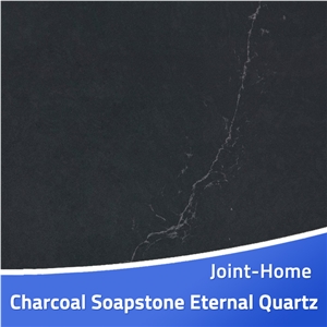 Charcoal Soapstone Eternal Quartz Slab for Counter