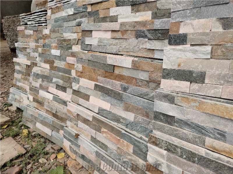 Customized Natural Ashlar Stone Slate Veneer Tiles