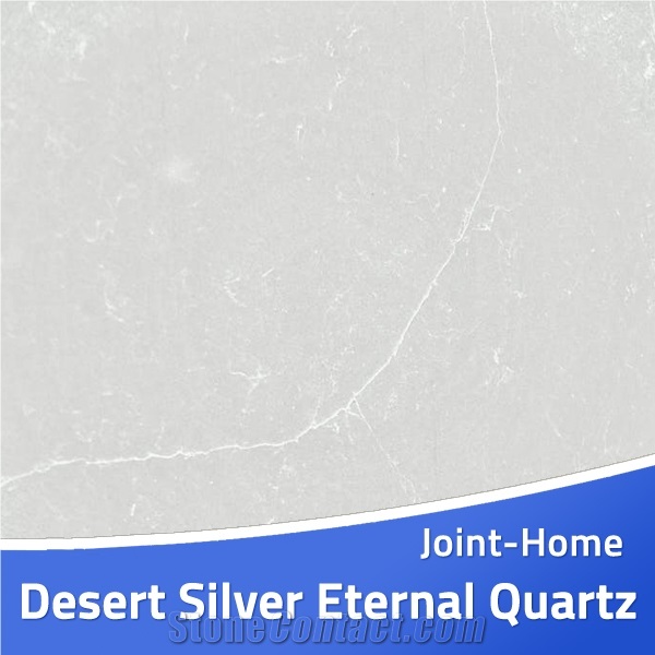 Desert Silver Eternal Quartz Slab for Countertops