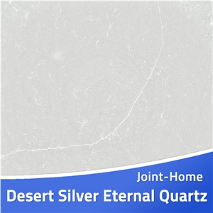 Desert Silver Eternal Quartz Slab for Countertops
