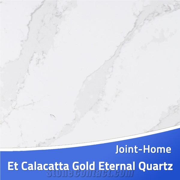 Et Calacatta Gold Eternal Quartz Slab for Counters