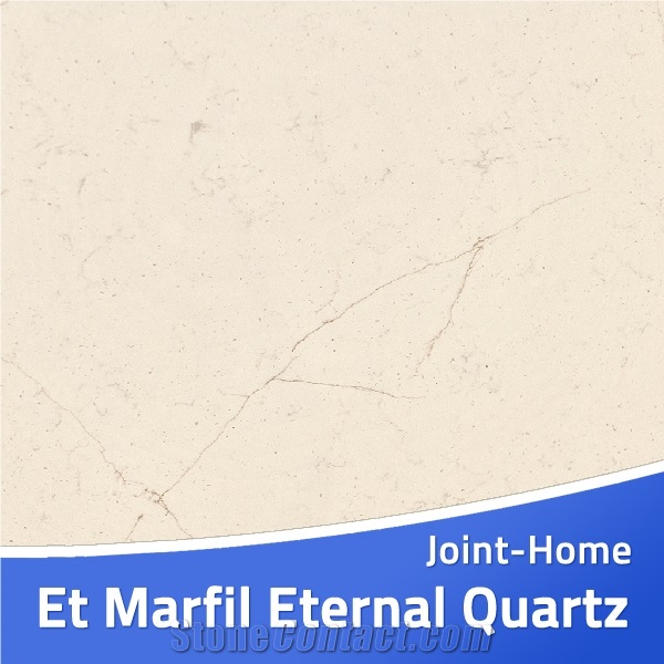 Et Marfil Eternal Quartz Stone Slab for Countertop