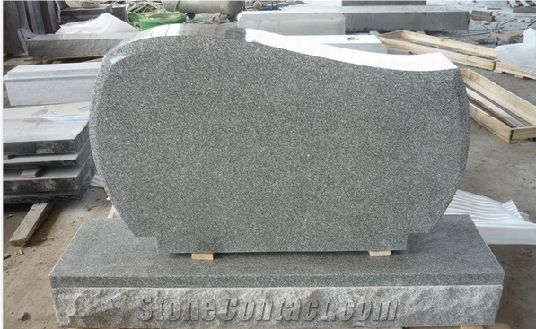 G603 Grey Color America Tombstone Head ,Monuments