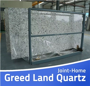 Greed Land Java Chip Jumbo Size Quartz Stone Slabs