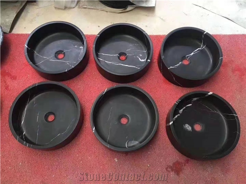 Hot Sale Natural Marble Stone Honed Oval Basins