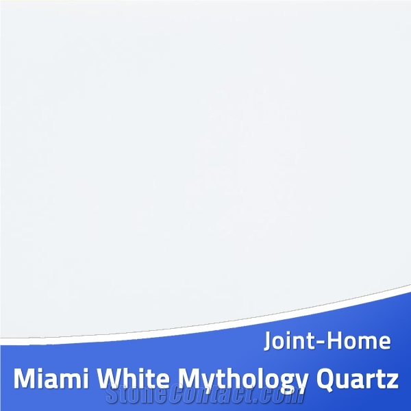 Miami White Mythology Quartz Slab for Countertops
