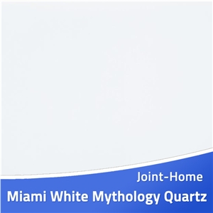 Miami White Mythology Quartz Slab for Countertops