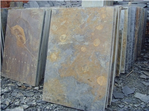 Natural Mutilcolor Stone Slate Covering Pavers
