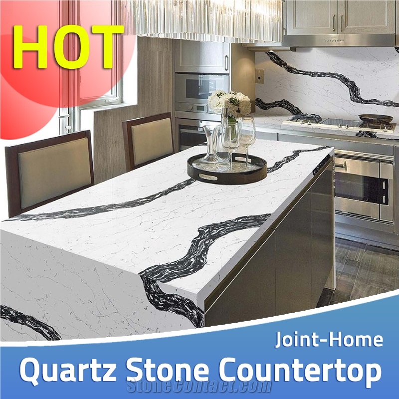 Quartz Stone Prefab Kitchen Desk Countertops