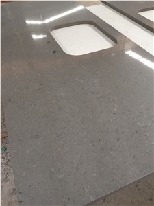Quartz Stone Prefab Kitchen Desk Worktops