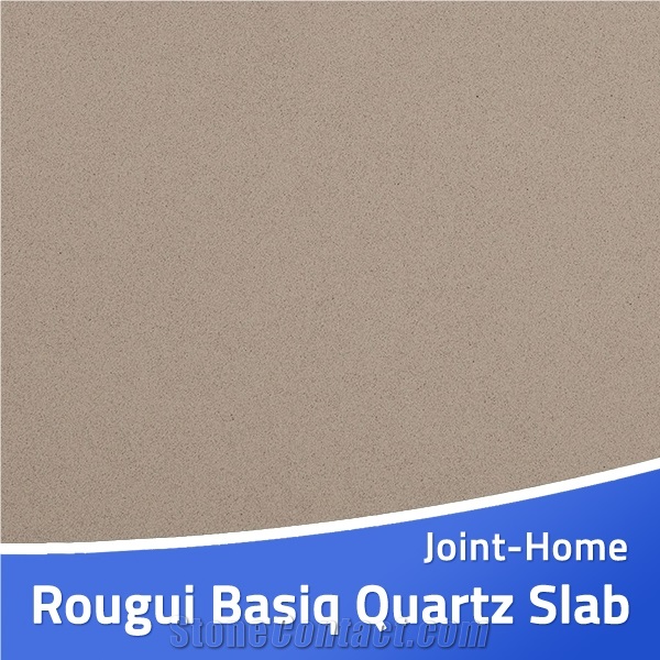 Rougui Basiq Quartz Stone Slab for Countertops