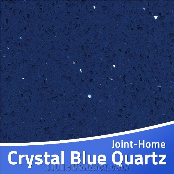 Starfish Blue Sparkling Quartz Slab for Countertop