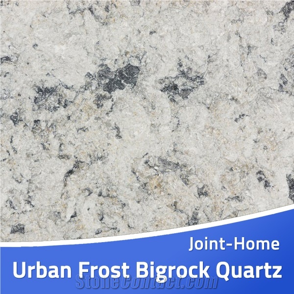 Urban Frost Bigrock Quartz Slab for Countertops