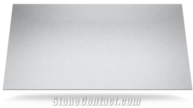 White Diamond Eco Quartz Stone Slab for Countertop