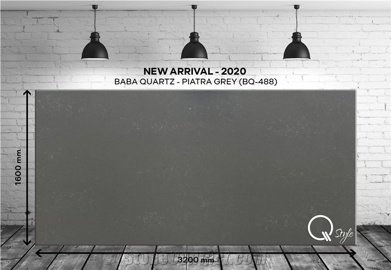 Piatra Grey Quartz Slabs