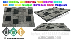 Black Lava Wall Cladding Wall Covering Panels