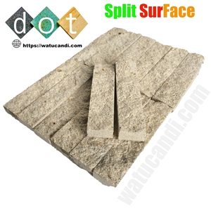 Paras Gold Yogya Limestone Split Face Wall Surface Stone