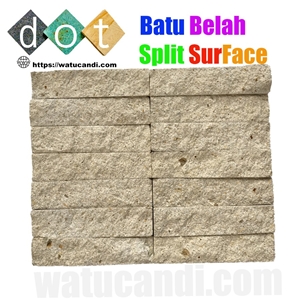 Paras Gold Yogya Limestone Split Face Wall Surface Stone