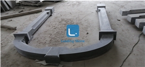 Chinese Blue Limestone Sanded Door Frame Arch