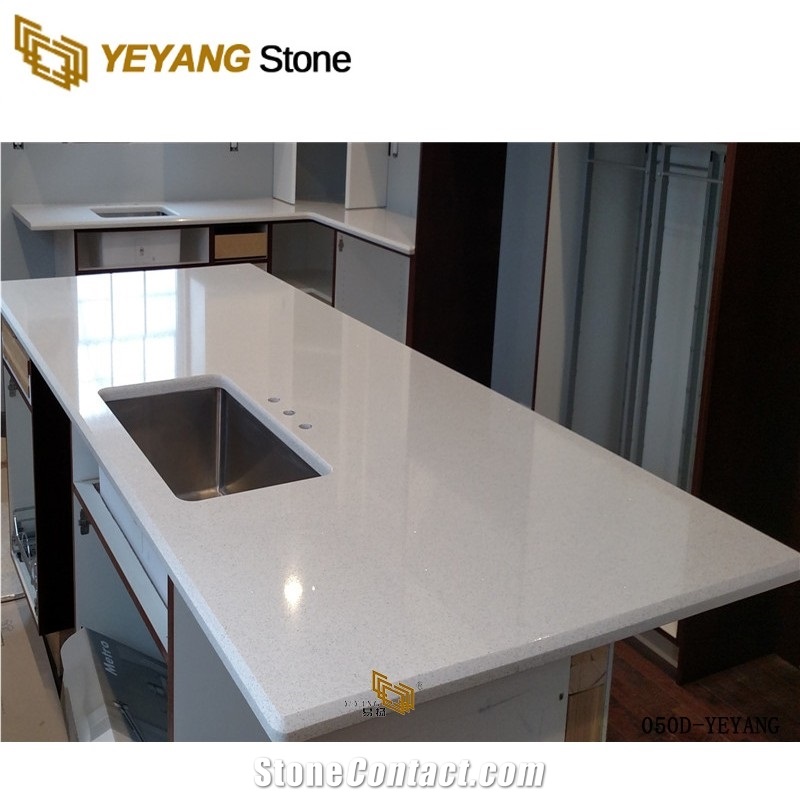 Kitchen Quartz Countertops Engineered Stone Kitchen Countertop, Island Tops
