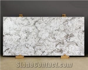 Artificial Quartz Stone Slabs Bq8829 - Avalanche Artificial Quartz Slabs