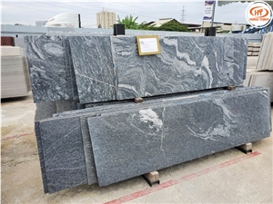Granite Stone Dht Grey Slabs, Viet Nam Grey Granite