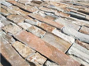 Golden Quartzite Cement or Meshed Back Z Type Panels