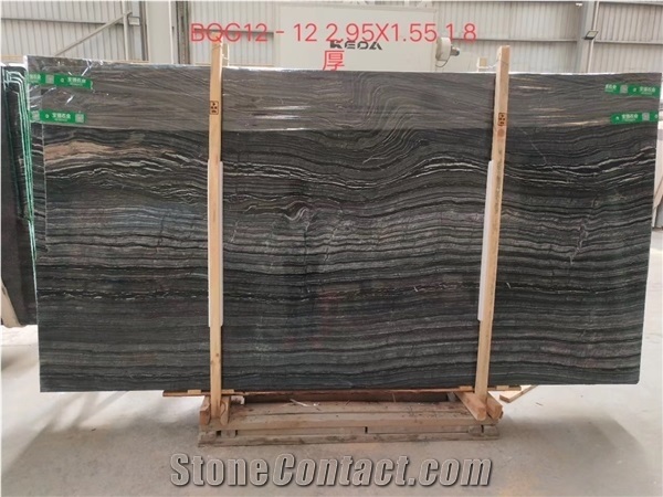 Black Wooden Marble for Wall Covering