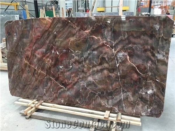 Olive Red Marble for Floor Tile
